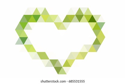 Dark BLUE vector abstract polygonal pattern. A completely new color illustration in a vague style. A completely new template for your business design.