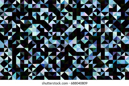 Dark BLUE vector abstract polygonal pattern. Modern geometrical abstract illustration with gradient. A new texture for your design.