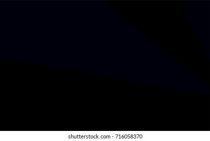 Dark BLUE vector abstract polygonal template. Colorful abstract illustration with gradient. Brand-new design for your business.