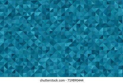 Dark BLUE vector abstract polygonal background. Triangular geometric sample with gradient.  The textured pattern can be used for background.