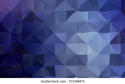 Dark BLUE vector abstract polygonal pattern. Colorful illustration in abstract style with gradient. A completely new design for your business.