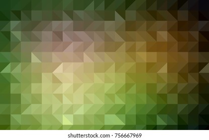 Dark BLUE vector abstract polygonal background. Glitter abstract illustration with an elegant design. The textured pattern can be used for background.