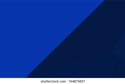 Dark BLUE vector abstract polygonal pattern. Creative geometric illustration in Origami style with gradient. A new texture for your design.