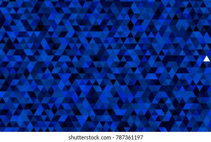 Dark BLUE vector abstract polygonal template. An elegant bright illustration with gradient. The polygonal design can be used for your web site.