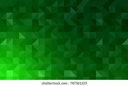 Dark BLUE vector abstract polygonal template. An elegant bright illustration with gradient. A new texture for your design.