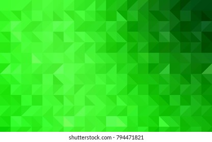 Dark BLUE vector abstract polygonal template. Colorful illustration in abstract style with gradient. A completely new design for your business.