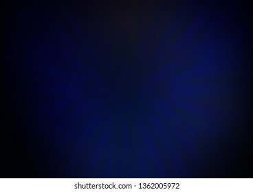 Dark BLUE vector abstract template. Glitter abstract illustration with an elegant design. A completely new design for your business.