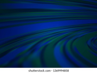 Dark BLUE vector abstract template. Modern geometrical abstract illustration with gradient. A completely new template for your design.