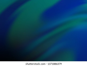Dark BLUE vector abstract template. An elegant bright illustration with gradient. The elegant pattern for brand book.