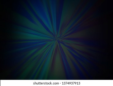 Dark BLUE vector abstract template. Creative illustration in halftone style with gradient. The background for your creative designs.