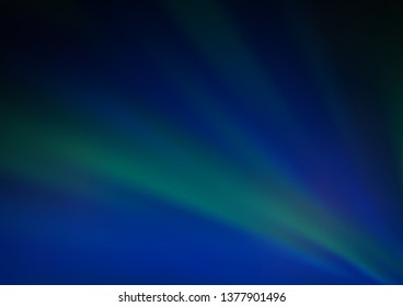 Dark BLUE vector abstract template. Modern geometrical abstract illustration with gradient. Brand new design for your business.