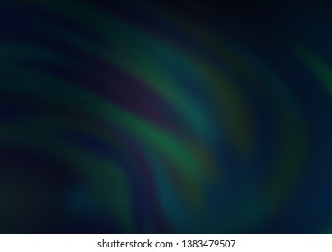 Dark BLUE vector abstract template. Shining colorful illustration in a Brand new style. The elegant pattern for brand book.