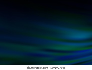 Dark BLUE vector abstract template. Colorful illustration in blurry style with gradient. Brand new design for your business.