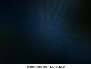 Dark BLUE vector abstract template. Colorful illustration in blurry style with gradient. The best blurred design for your business.