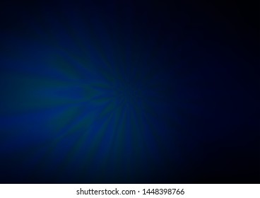 Dark BLUE vector abstract template. Colorful illustration in abstract style with gradient. The blurred design can be used for your web site.