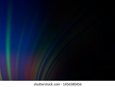 Dark BLUE vector abstract template. Creative illustration in halftone style with gradient. A new texture for your design.