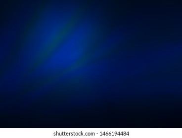 Dark BLUE vector abstract template. Colorful abstract illustration with gradient. The background for your creative designs.