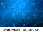 DARK BLUE vector abstract textured polygonal background. Blurry triangle design. Pattern can be used for background.