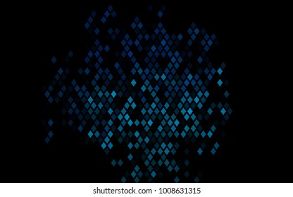 Dark BLUE vector abstract textured polygonal background. Blurry rectangular design. The pattern with repeating rectangles can be used for background.