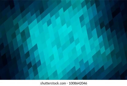 Dark BLUE vector abstract textured polygonal background. Blurry rectangular design. The pattern with repeating rectangles can be used for background.