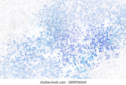 Dark BLUE vector abstract textured polygonal background. Blurry rectangular design. The pattern with repeating rectangles can be used for background.