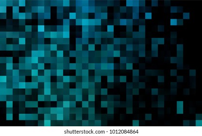 Dark BLUE vector abstract textured polygonal background. Blurry rectangular design. The pattern with repeating rectangles can be used for background.