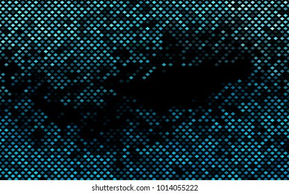Dark BLUE vector abstract textured polygonal background. Blurry rectangular design. The pattern with repeating rectangles can be used for background.