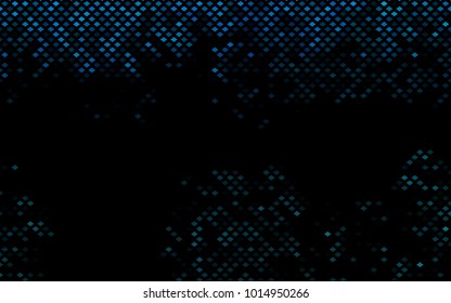 Dark BLUE vector abstract textured polygonal background. Blurry rectangular design. The pattern with repeating rectangles can be used for background.