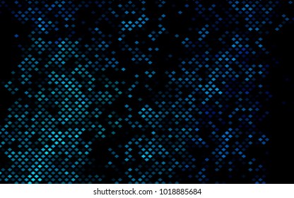 Dark BLUE vector abstract textured polygonal background. Blurry rectangular design. The pattern with repeating rectangles can be used for background.