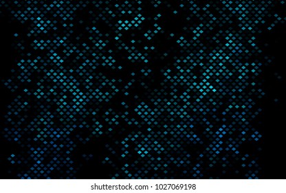 Dark BLUE vector abstract textured polygonal background. Blurry rectangular design. The pattern with repeating rectangles can be used for background.