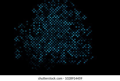 Dark BLUE vector abstract textured polygonal background. Blurry rectangular design. The pattern with repeating rectangles can be used for background.