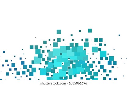Dark BLUE vector abstract textured polygonal background. Blurry rectangular design. The pattern with repeating rectangles can be used for background.