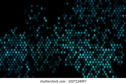 Dark BLUE vector abstract textured polygonal background. Blurry rectangular design. The pattern with repeating rectangles can be used for background.