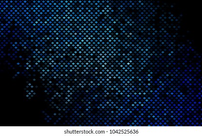 Dark BLUE vector abstract textured polygonal background. Blurry rectangular design. The pattern with repeating rectangles can be used for background.