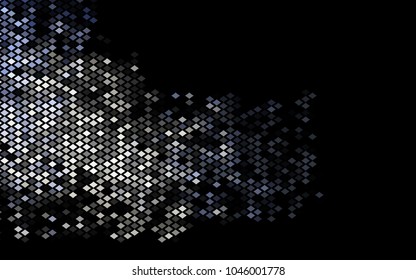 Dark BLUE vector abstract textured polygonal background. Blurry rectangular design. The pattern with repeating rectangles can be used for background.