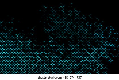 Dark BLUE vector abstract textured polygonal background. Blurry rectangular design. The pattern with repeating rectangles can be used for background.