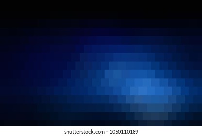 Dark BLUE vector abstract textured polygonal background. Blurry rectangular design. The pattern with repeating rectangles can be used for background.