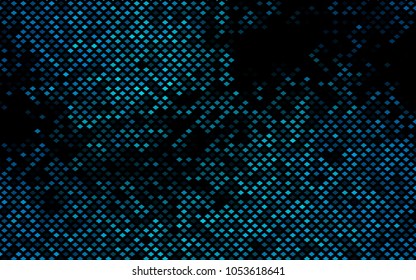 Dark BLUE vector abstract textured polygonal background. Blurry rectangular design. The pattern with repeating rectangles can be used for background.