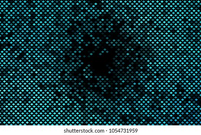 Dark BLUE vector abstract textured polygonal background. Blurry rectangular design. The pattern with repeating rectangles can be used for background.