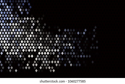 Dark BLUE vector abstract textured polygonal background. Blurry rectangular design. The pattern with repeating rectangles can be used for background.