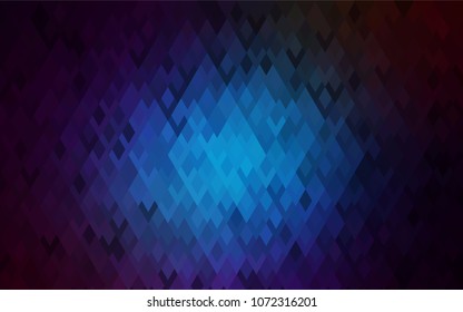 Dark BLUE vector abstract textured polygonal background. Blurry rectangular design. The pattern with repeating rectangles can be used for background.
