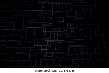 Dark BLUE vector abstract textured polygonal background. Blurry rectangular design. The pattern with repeating rectangles can be used for background.
