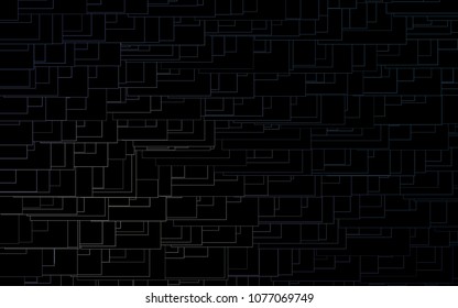 Dark BLUE vector abstract textured polygonal background. Blurry rectangular design. The pattern with repeating rectangles can be used for background.