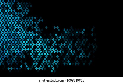 Dark BLUE vector abstract textured polygonal background. Blurry rectangular design. The pattern with repeating rectangles can be used for background.