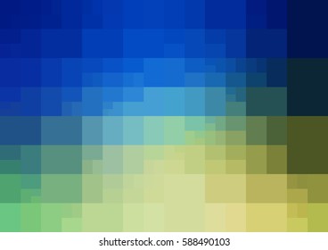 DARK BLUE vector abstract textured polygonal background. Blurry rectangle design. Pattern can be used for background.