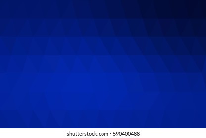 DARK BLUE vector abstract textured polygonal background. Blurry triangle design. Pattern can be used for background.