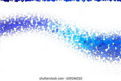 Dark BLUE vector abstract textured polygonal background. Blurry rectangular design. The pattern with repeating rectangles can be used for background.
