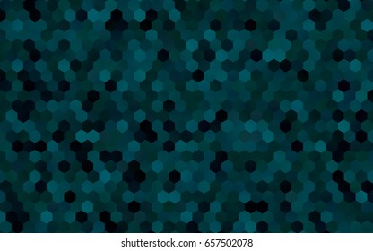 Dark BLUE vector abstract textured polygonal background. Brand-new blurry hexagonal design. Pattern can be used for background.