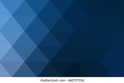DARK BLUE vector abstract textured polygonal background. Blurry triangle design. Pattern can be used for background.