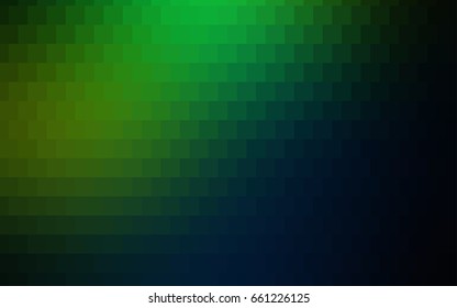 Dark BLUE vector abstract textured polygonal background. Blurry rectangular design. The pattern with repeating rectangles can be used for background.